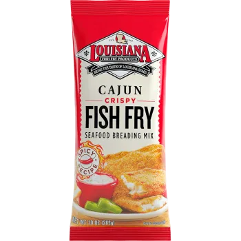 Louisiana Fish Fry Crispy Cajun Fish Fry 10 oz Bag