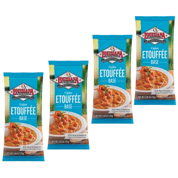 Louisiana Fish Fry Etouffee Mix 2.65 oz Pack of 4
