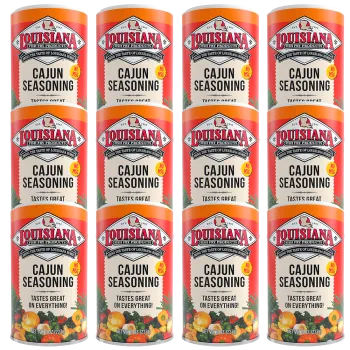 Louisiana Fish Fry Cajun Seasoning 8 oz - Pack of 12