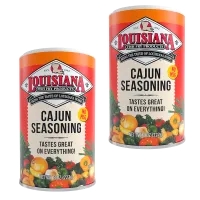 Louisiana Fish Fry Cajun Seasoning 8 oz - Pack of 2