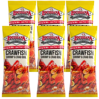Louisiana Fish Fry Crawfish Crab & Shrimp Boil 16 oz - Pack of 6