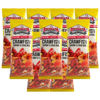 Louisiana Fish Fry Crawfish Crab & Shrimp Boil 16 oz - Pack of 9
