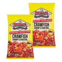 Louisiana Fish Fry Crawfish Crab and Shrimp Boil 4 lb - 2 Pack