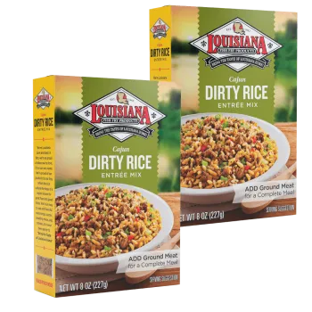 Louisiana Fish Fry Dirty Rice MIx 8 oz - Pack of 2