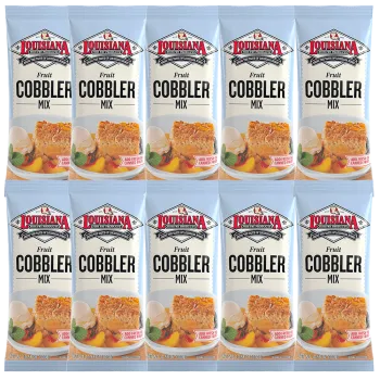 Louisiana Fish Fry Cobbler Mix 10.58 oz - Pack of 10