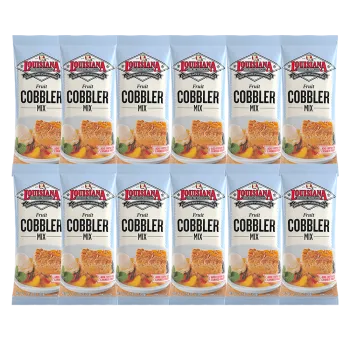 Louisiana Fish Fry Cobbler Mix 10.58 oz - 1 Case