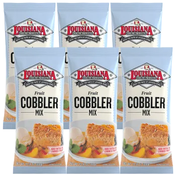 Louisiana Fish Fry Cobbler Mix 10.58 oz - Pack of 6