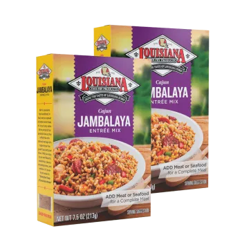 Louisiana Fish Fry Jambalaya Mix 7.5 oz Pack of 2