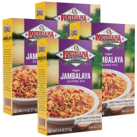 Louisiana Fish Fry Jambalaya Mix 7.5 oz Pack of 4