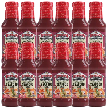 Louisiana Fish Fry Cajun Seafood Sauce 12 oz Pack of 12