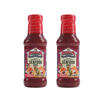 Louisiana Fish Fry Cajun Seafood Sauce 12 oz Pack of 2