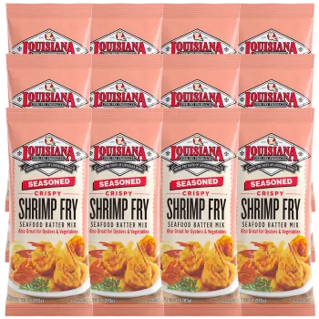 Louisiana Fish Fry Shrimp Fry Seasoned 10 oz - Pack of 12