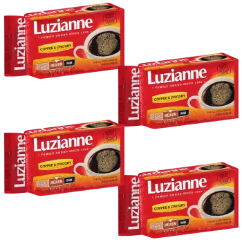 Luzianne Medium Roast C&C 13 oz - 4 Pack