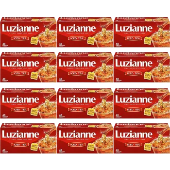 Luzianne Tea 48 cnt family Pack of 12