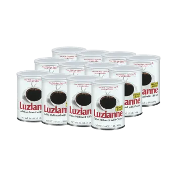Luzianne Premium Blend Coffee & Chicory 16 oz (12 pack)