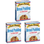 Mam Papauls Bread Pudding with Rum Sauce Pack of 3