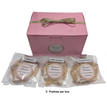 Orleans Pralines Assorted Pralines 6 Pack