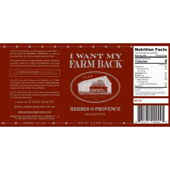 PERIQUE - I Want My Farm Back Seasoning 1.5 oz