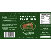 Perique I Want My Farm Back Italian Herb Perique I Want My Farm Back Italian Herb