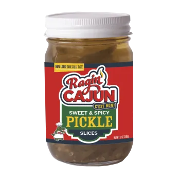Ragin Cajun Pickle Slices( sweet & spicy )