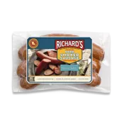 Richard's Reduced Sodium Pork Smoked Sausage 1 lb