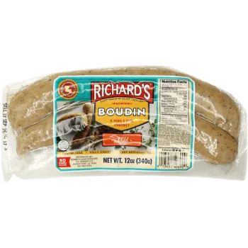 Richard's Premium Pork Boudin 12 Oz