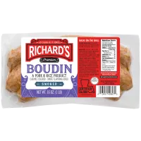 Richard's Smoked Pork Boudin 16 oz