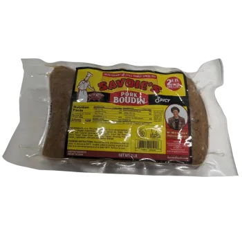 Savoie's Spicy Pork Boudin Party Links 32oz