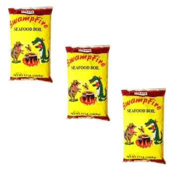 Swamp Fire Seafood Boil 4.5 lb - Pack of 3