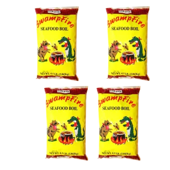 Swamp Fire Seafood Boil 4.5 lb - Pack of 4