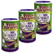 Tony Chachere's No Salt Creole Seasoning 5 oz - Pack of 3