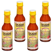 TryMe Yucatan Sunshine Habanero Sauce 5 oz Pack of 4