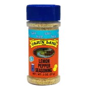 Cajun Land Salt Free Lemon Pepper Seasoning 2 oz